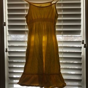 A yellow sun dress